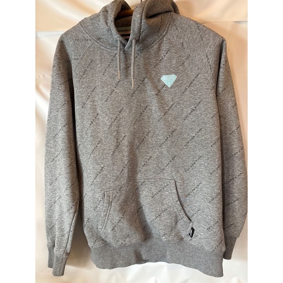 HOOEY "ROPE LIKE A GIRL‎ " GREY HOODY SKU: HH1207GY-Size Medium - Picture 1 of 8